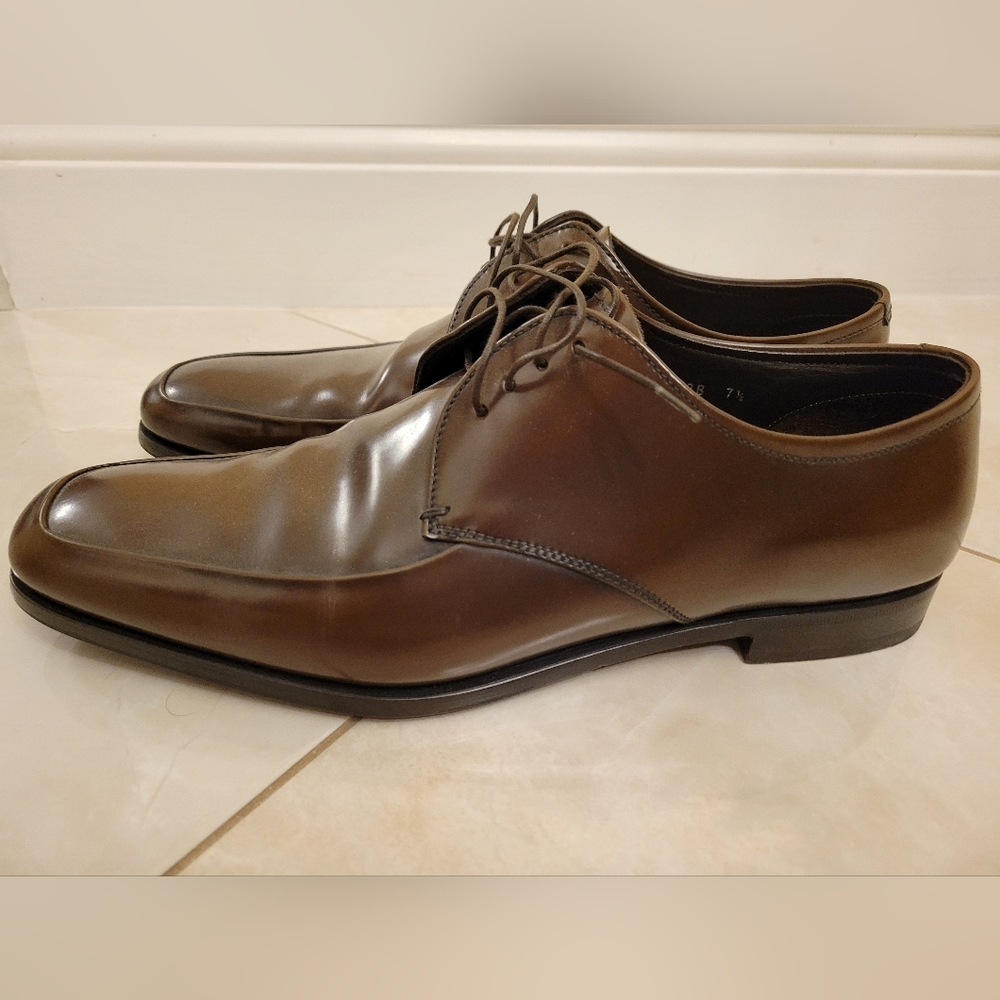 Prada lace-up mens dress shoes